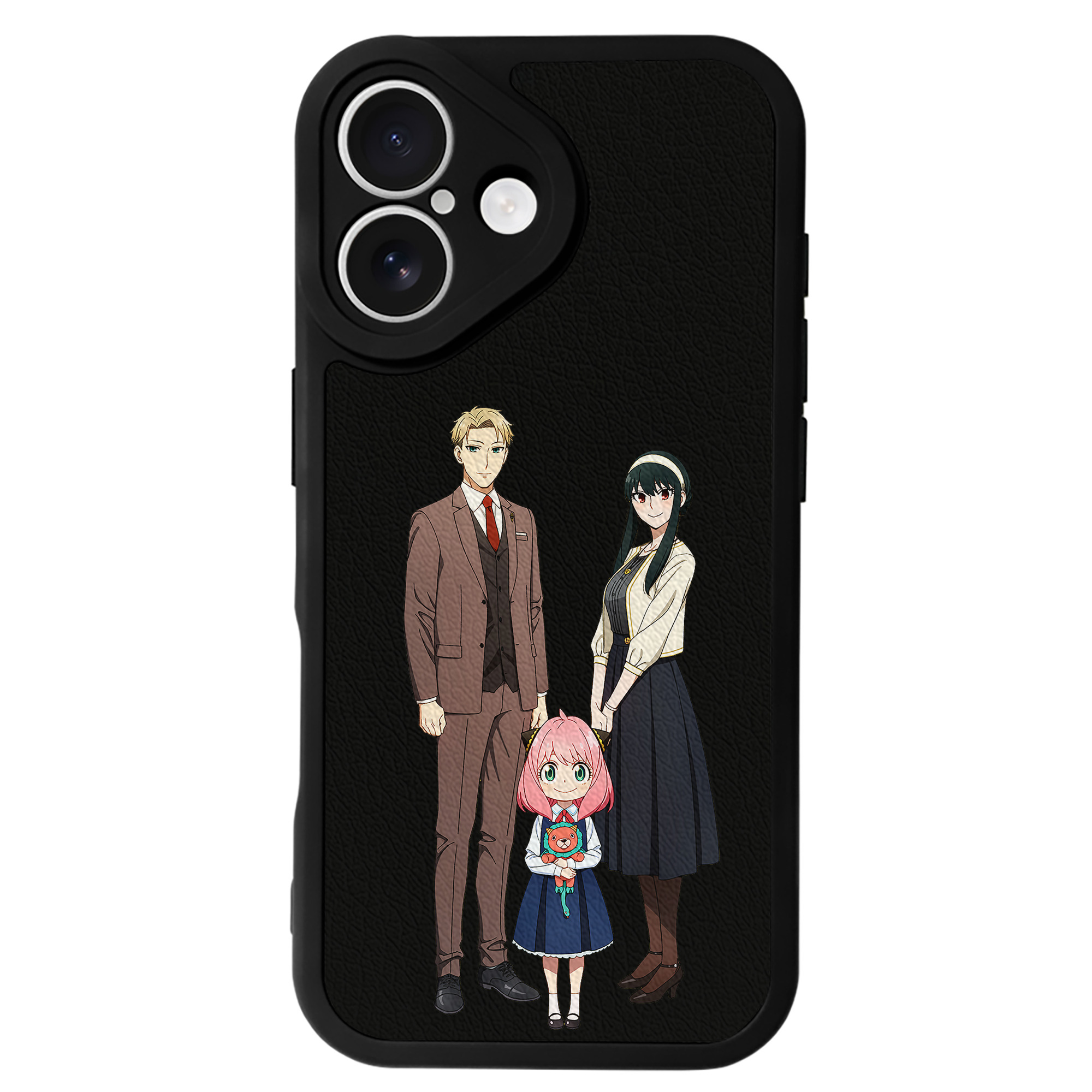 （画像用） SPY×FAMILY间谍家家酒 【iPhone 16シリーズ対応】シリコンスマホケース（レザー調） 材質：シリコン